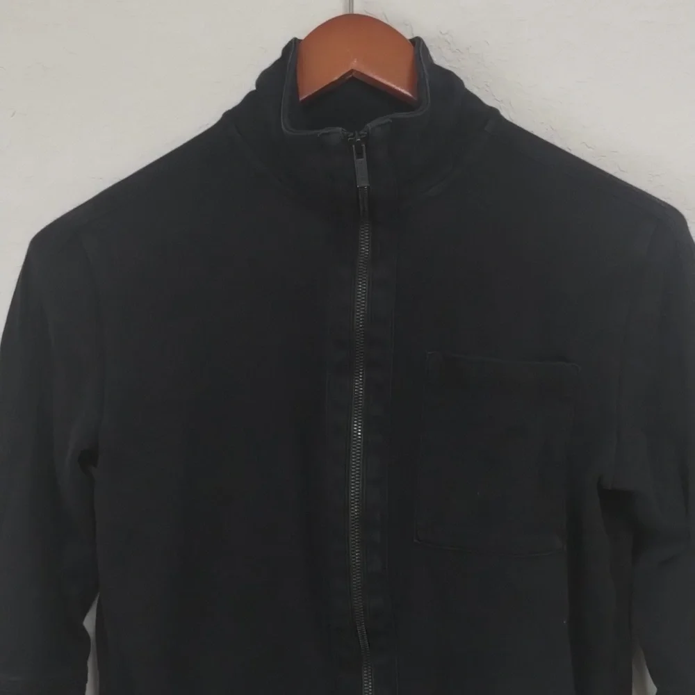 Hugo Boss Zip Up Black Sweater - Picture 2 of 12